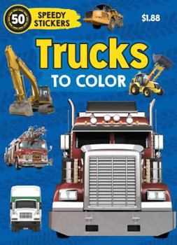 Paperback Trucks to Color Book