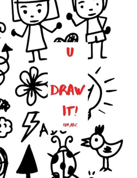 Paperback U Draw It!: 123, ABC Book