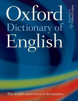 Hardcover Oxford Dictionary of English Book