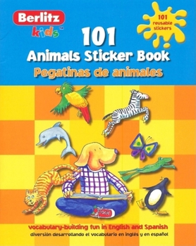 Paperback 101 Animals Sticker Book/101 Pegatinas de Animales Book