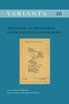The Journal of the European Society for Textual Scholarship