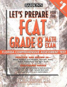 Paperback Let's Prepare for the Fcat Grade 8 Math Exam Book