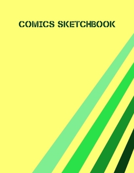 Paperback Comics Sketchbook: 100 Blank Pages, 8.5 x 11, Sketch Pad for Drawing Comics, Anime and Manga Book