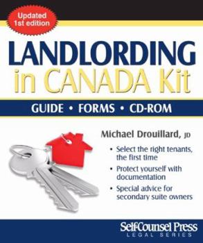 Paperback Landlording in Canada Book