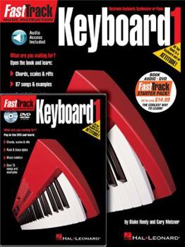 Paperback Fasttrack Keyboard Method Starter Pack: Book/Online Audio/DVD Pack [With CD (Audio) and DVD] Book
