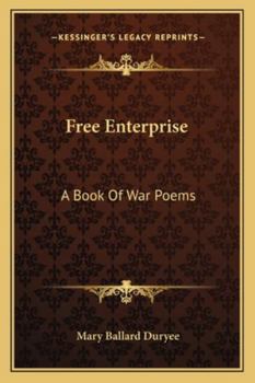 Paperback Free Enterprise: A Book Of War Poems Book