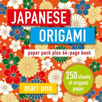 Paperback Japanese Origami: Paper Block Plus 64-Page Book