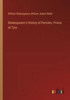 Paperback Shakespeare's History of Pericles, Prince of Tyre Book