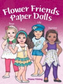 Paperback Flower Friends Paper Dolls Book