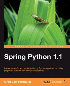 Paperback Spring Python 1.1 Book