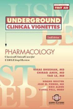 Paperback Underground Clinical Vignettes-Pharmacology Book