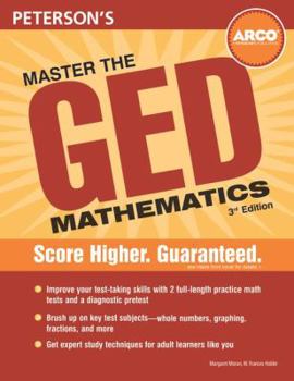 Paperback Peterson's Master the GED: Mathematics Book