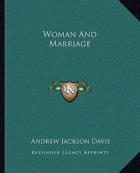 Paperback Woman And Marriage Book