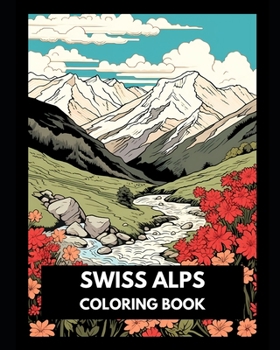 Paperback Swiss Alps Coloring Book