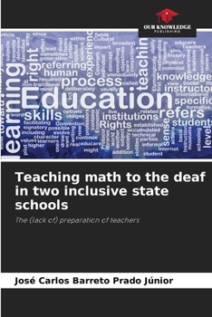 Paperback Teaching math to the deaf in two inclusive state schools Book