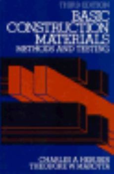 Hardcover Basic construction materials: Methods and testing Book