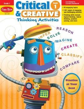 Paperback Critical and Creative Thinking Activities, Grade 1 Teacher Resource Book