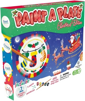 Misc. Paint a Plate Christmas Edition: Craft Box Set for Kids Book