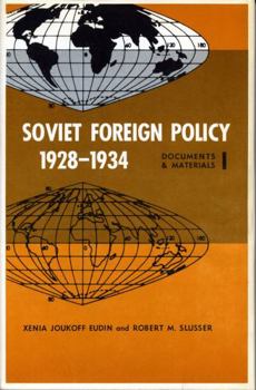 Library Binding Soviet Foreign Policy, 1928--1934: Vol. 2: Documents and Materials Book