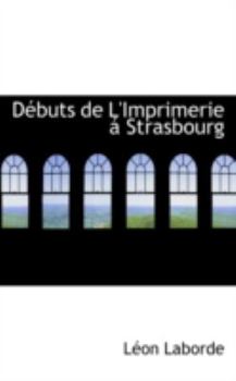 Paperback D Buts de L'Imprimerie Strasbourg Book