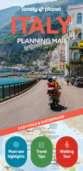 Loose Leaf Lonely Planet Italy Planning Map: Durable, Waterproof, Easy-Fold Travel Map with Attractions, Itineraries & Transport Guide - Handy Slipcase for Italy Book