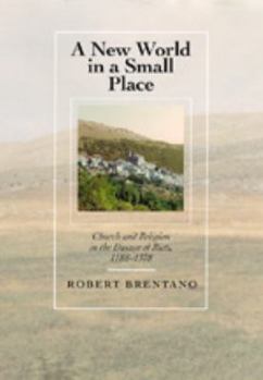 Hardcover A/New World in a Small Place: Church and Religion in the Diocese of Rieti, 1188-1378 Book