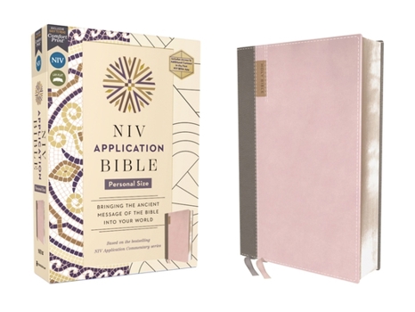 NIV Application Bible, Personal Size, Leathersoft, Pink, Red Letter, Comfort Print: Bringing the Ancient Message of the Bible into Your World (NIV Application Commentary Resources)