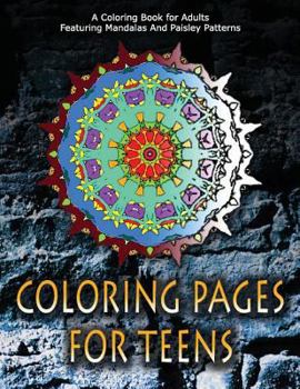 Paperback COLORING PAGES FOR TEENS - Vol.2: adult coloring pages Book