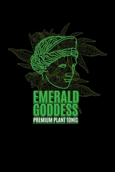 Paperback Emerald Goddess Premium Plant Tonic: Graph Paper Journal / Notebook / Diary Gift - 6"x9" - 120 pages - Graph Paper - 5mm x 5mm - Matte Cover Book