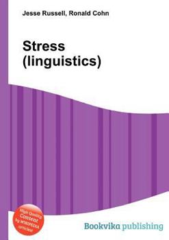 Paperback Stress (Linguistics) Book
