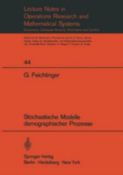 Paperback Stochastische Modelle Demographischer Prozesse [German] Book