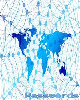 Paperback Passwords: 8x10 100 Page Logbook You Can Store And Find All Your Login Information In One Place Book