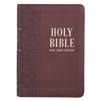 Leather Bound KJV Compact Large Print LL Brown [Large Print] Book