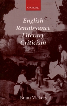 Paperback English Renaissance Literary Criticism Book
