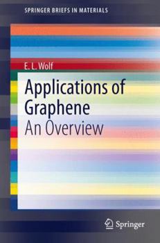 Paperback Applications of Graphene: An Overview Book
