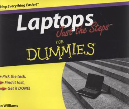 Paperback Laptops Just the Steps for Dummies Book