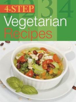 Paperback 4-Step Vegetarian Recipes Book