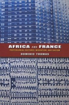 Paperback Africa and France: Postcolonial Cultures, Migration, and Racism Book