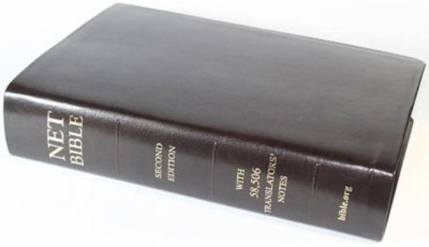 Leather Bound Full Notes Net Bible Second Edition: Bonded Leather - Mahogany Book
