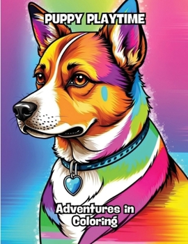 Paperback Puppy Playtime: Adventures in Coloring Book
