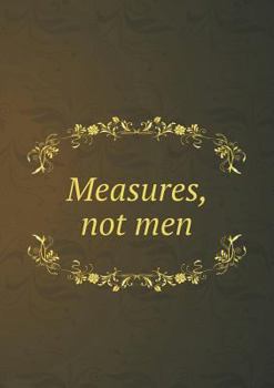 Paperback Measures, not men Book