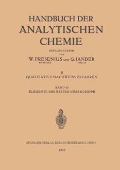 Paperback Elemente Der Ersten Nebengruppe: Kupfer - Silber - Gold [German] Book