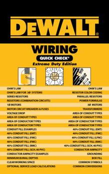 Spiral-bound DeWalt Wiring Quick Check: Extreme Duty Edition Book