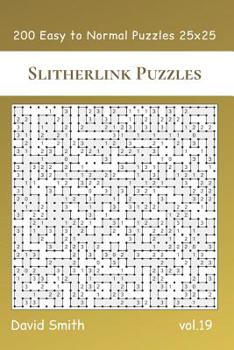 Paperback Slitherlink Puzzles - 200 Easy to Normal Puzzles 25x25 vol.19 Book