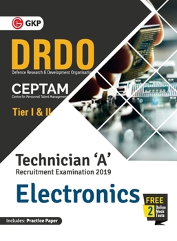 Paperback DRDO CEPTAM - Technician A Tier I & II (Electronics) Book