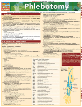 Misc. Phlebotomy: Quickstudy Laminated Reference Guide Book