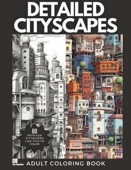 Detailed Cityscapes: An Adult Coloring Book with Enjoyable and Intricate City Scenes