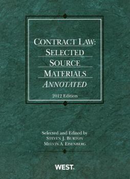 Paperback Contract Law: Selected Source Materials Annotated Book