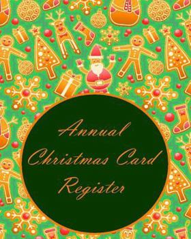 Paperback Annual Christmas Card Register Book