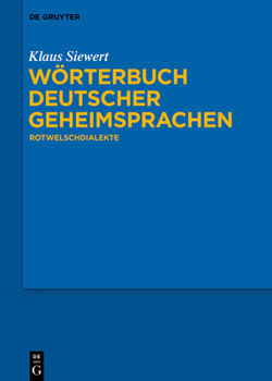 Paperback Wörterbuch deutscher Geheimsprachen [German] Book